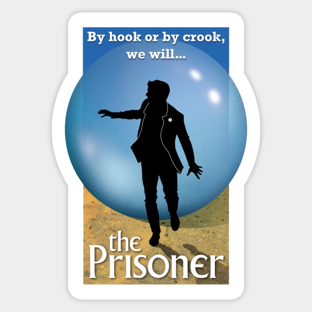 The prisoner Sticker by Rosado